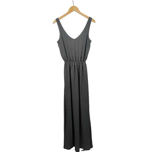Show Me Your Mumu Kendall Maxi Soft Charcoal Crisp Bridesmaids Dress XS - Picture 4 of 11